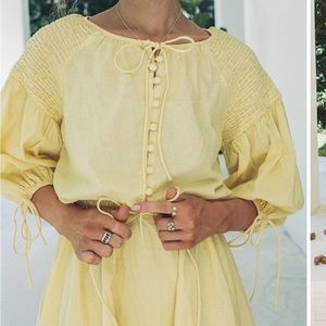 Anouk Dress - Yellow - Sabo skirt